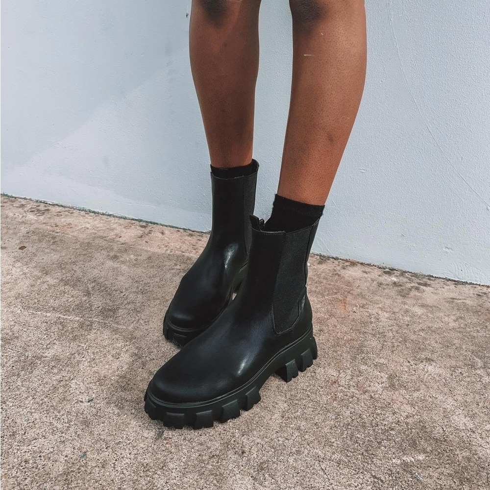 Princess Polly Lindsey Black Boot